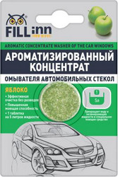 Fill inn Ароматизированный концентрат стеклоомывателя в таблетке (яблоко), 1 шт., Для стекол | Артикул FL109