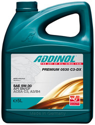 ������ �������� ����� Addinol Premium 0530 C3-DX 5W-30, 5� ������������� | ������� 4014766241184