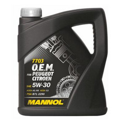������ �������� ����� Mannol O.E.M. for Peugeot Citroen 5W-30 ������������� | ������� 4036021401461