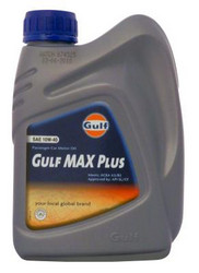 ������ �������� ����� Gulf Max Plus SAE 10W-40 (1�) ����������� | ������� 8717154950380