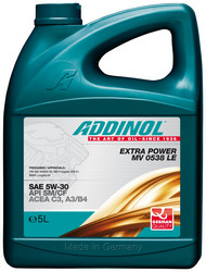 ������ �������� ����� Addinol Extra Power MV 0538 LE 5W-30, 5� ������������� | ������� 4014766242716